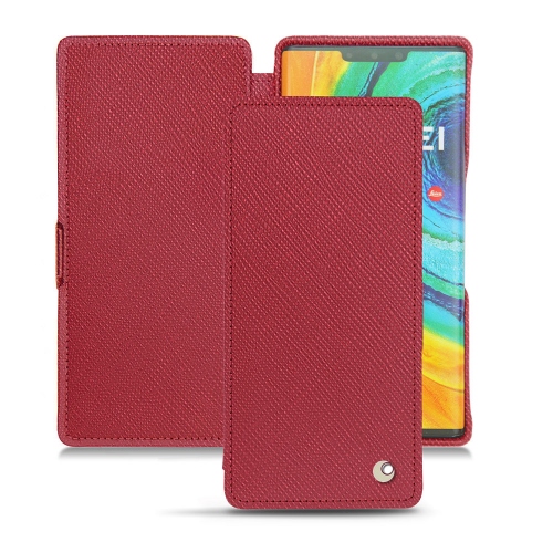 Capa em pele Huawei Mate 30 ProRouge passion ( Pantone #a6192e ) 