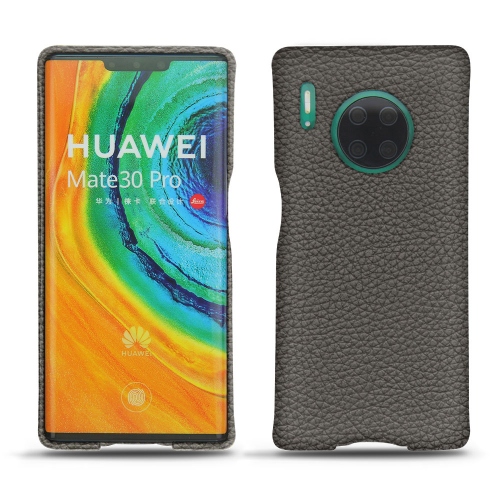 Capa em pele Huawei Mate 30 ProAnthracite ( Pantone #41403c ) 