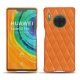 Lederschutzhülle Huawei Mate 30 Pro - Orange - Couture ( Nappa - Pantone 1495U ) 