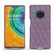 Custodia in pelle Huawei Mate 30 Pro - Lilas - Couture ( Nappa - Pantone 2645U ) 