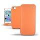 Housse cuir Apple iPhone 5S  - Orange ( Nappa - Pantone 1495U ) 