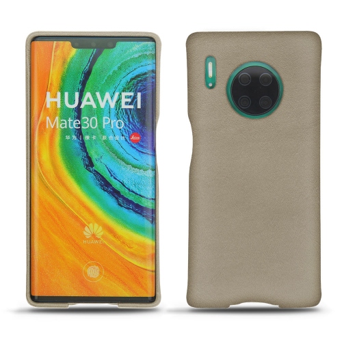 Huawei Mate 30 Pro leather covers and casesDarboun sabla ( Pantone #BCB1A1 )