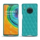Custodia in pelle Huawei Mate 30 Pro - Bleu fluo - Couture