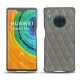 Coque cuir Huawei Mate 30 Pro - Acier vintage - Couture