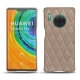 Coque cuir Huawei Mate 30 Pro - Taupe vintage - Couture