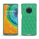 Coque cuir Huawei Mate 30 Pro - Menthe vintage - Couture