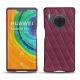 Custodia in pelle Huawei Mate 30 Pro - Prune vintage - Couture