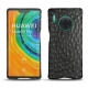 Huawei Mate 30 Pro leather cover - Autruche nero