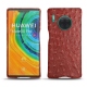Funda de piel Huawei Mate 30 Pro - Autruche ciliegia
