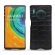 Custodia in pelle Huawei Mate 30 Pro - Crocodile nero