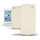 Housse cuir Apple iPhone 5S  - Ivoire ( Sleek P C12 - White ) 