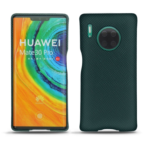 Huawei Mate 30 Pro leather covers and casesVert séduisant ( Pantone #1d3c34 ) 
