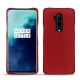 Coque cuir OnePlus 7T Pro - Rouge ( Nappa - Pantone 199C ) 