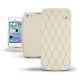 Housse cuir Apple iPhone 5S  - Beige - Couture ( Nappa - Pantone 7502C ) 