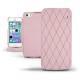 Lederschutzhülle Apple iPhone 5S  - Rose - Couture ( Nappa - Pantone 2365C ) 