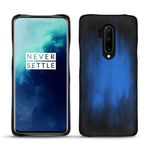 OnePlus 7T Pro leather covers and casesBleu Patine