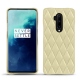 Capa em pele OnePlus 7T Pro - Beige - Couture ( Nappa - Pantone 7502C ) 