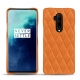 Coque cuir OnePlus 7T Pro - Orange - Couture ( Nappa - Pantone 1495U ) 