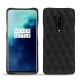 Capa em pele OnePlus 7T Pro - Ebène - Couture ( Sleek P C12 - Black ) 