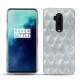 Coque cuir OnePlus 7T Pro - Platinium - Couture