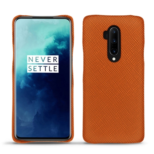 Funda de piel OnePlus 7T ProOrange vibrant ( Pantone #e36b39 ) 