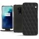 レザーケース OnePlus 7T Pro - Noir - Couture ( Nappa - Black ) 