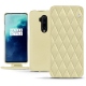 レザーケース OnePlus 7T Pro - Beige - Couture ( Nappa - Pantone 7502C ) 