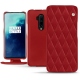 レザーケース OnePlus 7T Pro - Rouge - Couture ( Nappa - Pantone 199C ) 