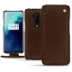 Housse cuir OnePlus 7T Pro - Châtaigne ( Pantone 476C ) 