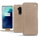 レザーケース OnePlus 7T Pro - Taupe vintage ( Pantone 7530C ) 