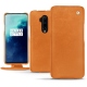 Capa em pele OnePlus 7T Pro - Mandarine vintage ( Pantone 165C ) 