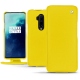 OnePlus 7T Pro leather case - Jaune fluo