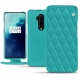 Custodia in pelle OnePlus 7T Pro - Bleu fluo - Couture