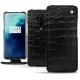 Custodia in pelle OnePlus 7T Pro - Crocodile nero