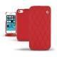 Lederschutzhülle Apple iPhone 5S  - Tomate - Couture ( Pantone 187C ) 