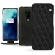 Funda de piel OnePlus 7T Pro - Negre poudro - Couture