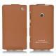 Nokia Lumia 520  leather case - Marron ( Nappa - Pantone 1615C ) 