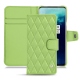 レザーケース OnePlus 7T Pro - Vert olive - Couture ( Nappa - Pantone 578U ) 