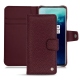 Housse cuir OnePlus 7T Pro - Lie de vin ( Pantone 5115C ) 