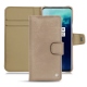 Lederschutzhülle OnePlus 7T Pro - Taupe vintage ( Pantone 7530C ) 