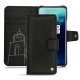 OnePlus 7T Pro leather case - Negre poudro