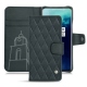 Lederschutzhülle OnePlus 7T Pro - Blu marino - Couture