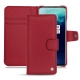 Housse cuir OnePlus 7T Pro - Rouge passion