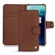 Housse cuir OnePlus 7T Pro - Marron délicat