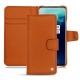 Capa em pele OnePlus 7T Pro - Orange vibrant