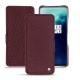 Lederschutzhülle OnePlus 7T Pro - Lie de vin ( Pantone 5115C ) 