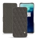 Housse cuir OnePlus 7T Pro - Anthracite - Couture ( Pantone 424C ) 