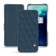 Housse cuir OnePlus 7T Pro - Indigo - Couture ( Pantone 303U ) 