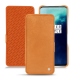 Housse cuir OnePlus 7T Pro - Mandarine vintage ( Pantone 165C ) 