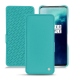 OnePlus 7T Pro leather case - Bleu fluo